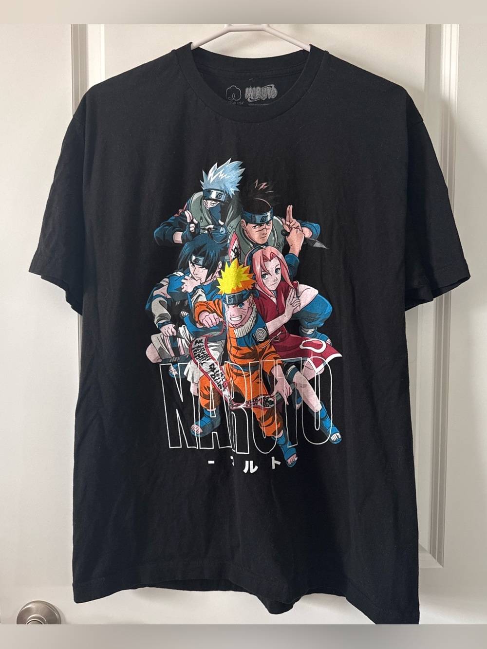 Naruto Group Graphic Tee - Black